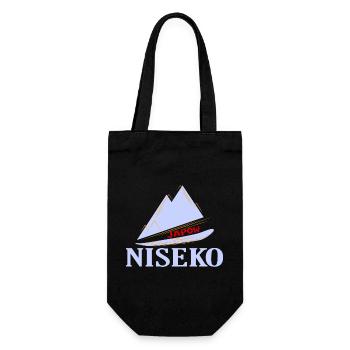 Ski, Snowboard, Niseko - Sac à bouteille - noir - Devant