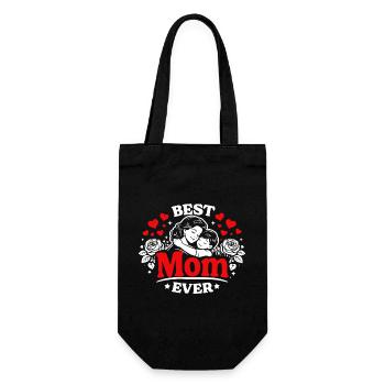 Meilleure Maman de tous les temps - Câlin de la fête des mères - Sac à bouteille - noir - Devant
