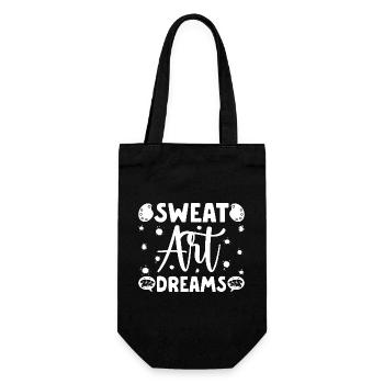 Funny Art Painter Sweat Art Dreams Drawing Gifts - Geschenkbeutel für Flaschen - Schwarz - Vorne