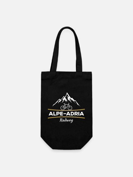 Alpe-Adria Fahrrad - Geschenkbeutel für Flaschen - Schwarz