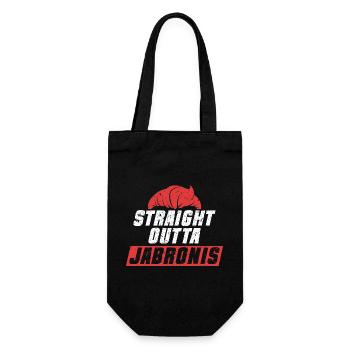 Jabroni Straight Outta Jarbronis - Gift Bag for Bottles - black - Front