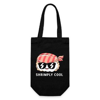 shrimp - Gift Bag for Bottles - black - Front