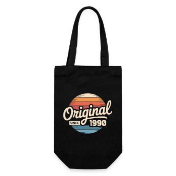 Vintage 1990's Vintage Birthday Gift 1990's - Gift Bag for Bottles - black - Front