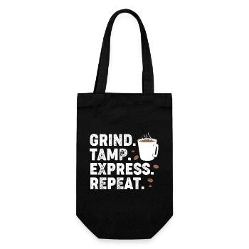 Barista Espresso Coffee Caffeine - Gift Bag for Bottles - black - Front