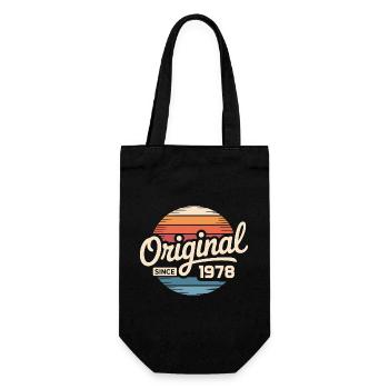 Cadeau d’anniversaire vintage 1978 Vintage 1978 - Sac à bouteille - noir - Devant
