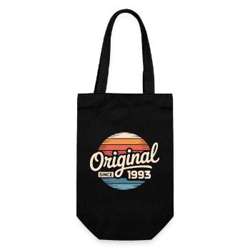 Vintage 1993 Vintage Birthday Gift 1993 - Gift Bag for Bottles - black - Front