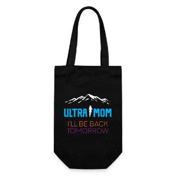 Ultra Maman - Je reviens demain - Sac à bouteille - noir - Devant