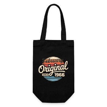 Février 1966 Cadeau d’anniversaire Février 1966 - Sac à bouteille - noir - Devant