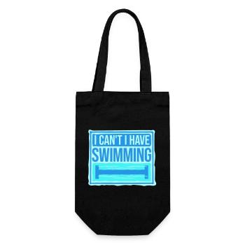 Je ne peux pas, j’ai une excuse de nageur drôle - Sac à bouteille - noir - Devant