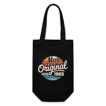 Legendary since May 1965 – Retro Vintage 1965 - Gift Bag for Bottles - black - Front