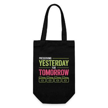 Préserver hier pour demain - Sac à bouteille - noir - Devant