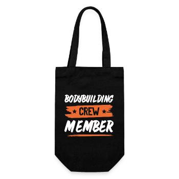Bodybuilding Crew - Gift Bag for Bottles - black - Front
