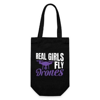 J’en ai assez, je vais piloter un drone - Sac à bouteille - noir - Devant