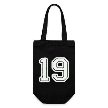 19 - Gift Bag for Bottles - black - Front