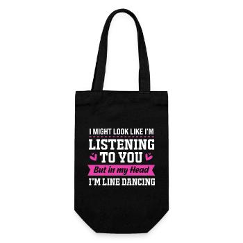 Danse en ligne - Sac à bouteille - noir - Devant