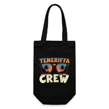 Teneriffa Crew - Geschenkbeutel für Flaschen - Schwarz - Vorne