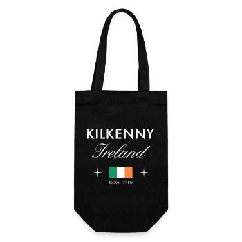 Coordonnées de Kilkenny, Irlande Souvenir de voyage - Sac à bouteille - noir - Devant