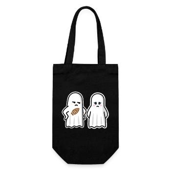 Lustige Halloween-Brandmarke Flatiron Ghost Bügeln - Geschenkbeutel für Flaschen - Schwarz - Vorne