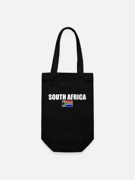 Afrique du Sud Drapeau Afrique du Sud Afrique du Sud - Sac à bouteille - noir