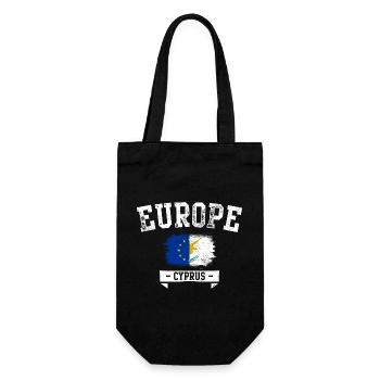 Europe Cyprus Emblem - Gift Bag for Bottles - black - Front