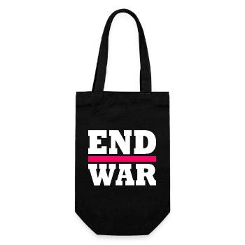End war - Gift Bag for Bottles - black - Front