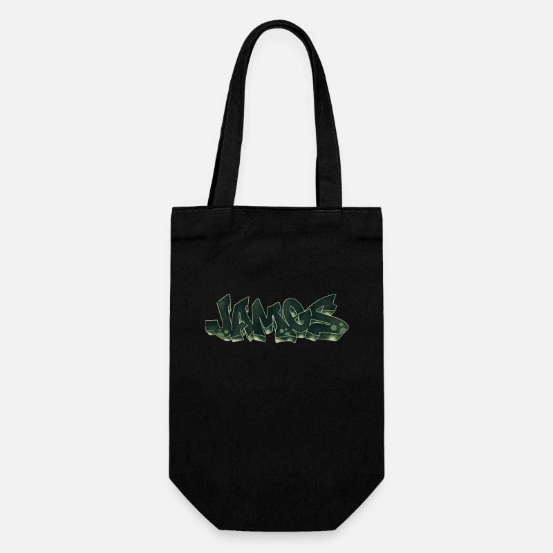 Nom de James Graffiti - Sac à bouteille - noir