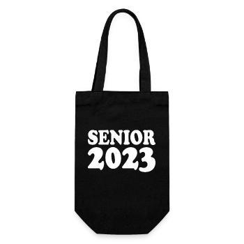 Senior 2023 - Gift Bag for Bottles - black - Front