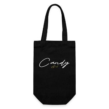 Candy Girl Cadeau Blanc - Sac à bouteille - noir - Devant