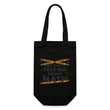 Peut commencer à parler de chemise de maths pour enseignant - Sac à bouteille - noir - Devant