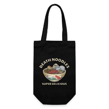 Noodles of Death Meatballs - Gift Bag for Bottles - black - Front