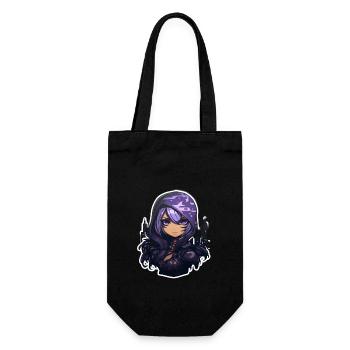 Cute Assassin Blending into Cartoons - Geschenkbeutel für Flaschen - Schwarz - Vorne