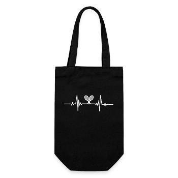 Raquettes de tennis croisées Heartbeat - Sac à bouteille - noir - Devant