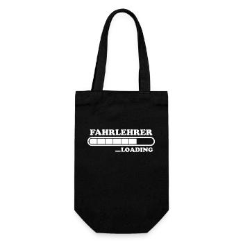Fahrlehrer Spruch Lustige Fahrschullehrer Geschenk - Geschenkbeutel für Flaschen - Schwarz - Vorne
