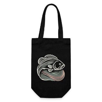 Poisson bar - Sac à bouteille - noir - Devant