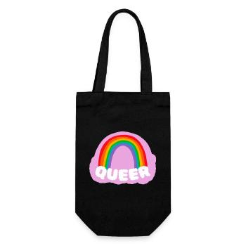 Queer - Geschenkbeutel für Flaschen - Schwarz - Vorne
