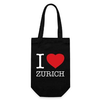 J’ADORE ZURICH - Sac à bouteille - noir - Devant