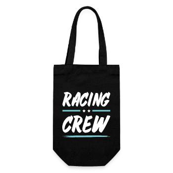 Racing Crew - Geschenkbeutel für Flaschen - Schwarz - Vorne