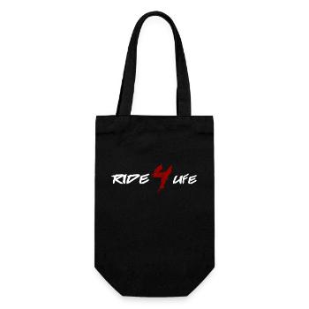 ride 4 life - Geschenkbeutel für Flaschen - Schwarz - Vorne