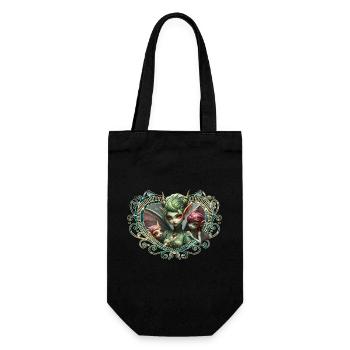 Les trois fées, compagnes du cœur magique - Sac à bouteille - noir - Devant