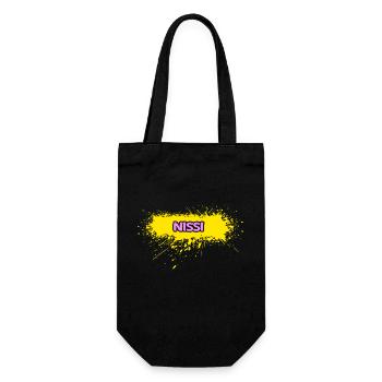 Gift for Nissi - Gift Bag for Bottles - black - Front
