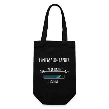 Cadeau Profession Formation Caméraman - Sac à bouteille - noir - Devant