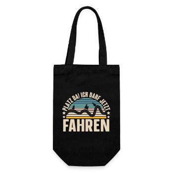 Passed driving test novice driver - Gift Bag for Bottles - black - Front