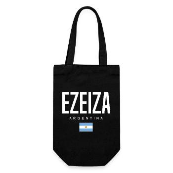 Ezeiza Argentina Argentinian - Gift Bag for Bottles - black - Front