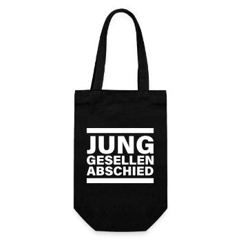 Junggesellen Abschied Jga - Geschenkbeutel für Flaschen - Schwarz - Vorne