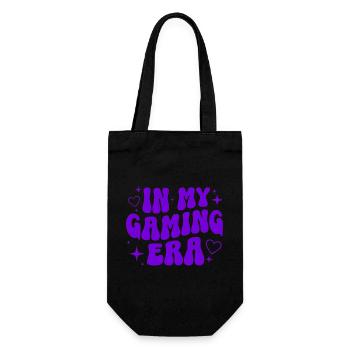 Gaming Gift Gamer Video Game Retro - Gift Bag for Bottles - black - Front