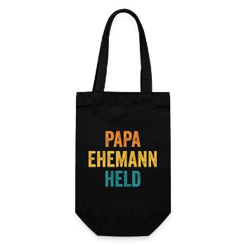 Funny Grill Master Dad Saying Father's Day - Gift Bag for Bottles - black - Front