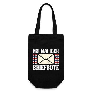 Postman FORMER POSTMAN Funny - Gift Bag for Bottles - black - Front