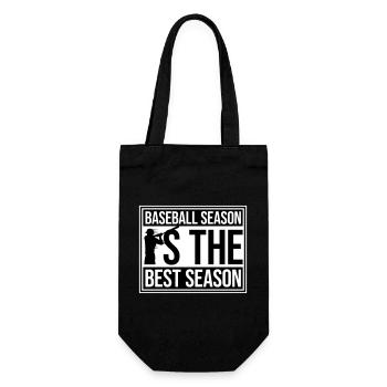 La saison de baseball est la meilleure saison des sports de fans - Sac à bouteille - noir - Devant