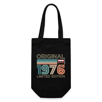 50 ans 50e Anniversaire 1976 Original Vintage - Sac à bouteille - noir - Devant