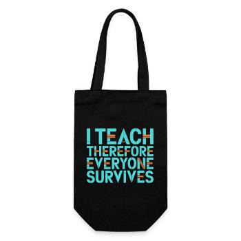 Enseignant en soins infirmiers J’enseigne donc professeur en soins infirmiers - Sac à bouteille - noir - Devant